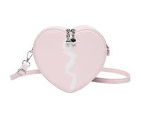 pumpumlia Elegante borsa a tracolla con design a forma di cuore, pratica e creativa, borsa a tracolla regolabile per gite casual borsa per lo shopping casual, A, One Size