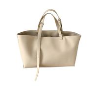 pumpumlia Elegante borsa a tracolla e borsa a tracolla in pelle PU con manico superiore per donne moderne che offrono comfort e ampio spazio in pelle PU, bianco, One Size
