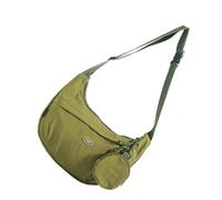 pumpumlia Elegante borsa a tracolla in nylon per le donne pratica borsa a tracolla mezza luna con tracolla regolabile per uso quotidiano borsa a tracolla in nylon, Verde, One Size