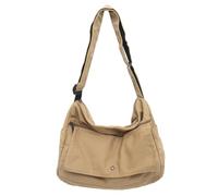 pumpumlia Elegante borsa a tracolla in tela per donne e ragazze, messenger vintage con tracolla regolabile, alla moda e versatile, Marrone, One Size