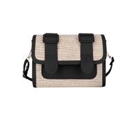 pumpumlia Elegante borsa a tracolla vintage compatta e portatile, facile da trasportare con tracolla regolabile, per ragazze, donne e cosmetici, Nero , One Size