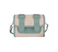 pumpumlia Elegante borsa a tracolla vintage compatta e portatile, facile da trasportare con tracolla regolabile, per ragazze, donne e cosmetici, Verde, One Size