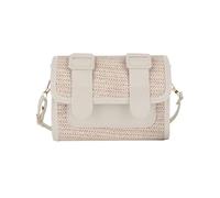 pumpumlia Elegante borsa a tracolla vintage compatta e portatile, facile da trasportare con tracolla regolabile, per ragazze, donne e cosmetici, bianco, One Size