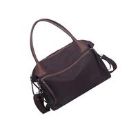 pumpumlia Elegante borsa casual per pendolari di grande capacità in nylon a spalla spaziosa borsa da lavoro interna per uso quotidiano multifunzionale spalla quotidiana, Caff, One Size