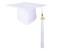 pumpumlia Elegante cappello da laurea per bambini con disegni classici e nappe cappello a cilindro per cerimonie scolastiche e fotografia cappelli di laurea per eventi scolastici