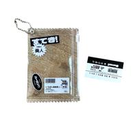 pumpumlia Elegante custodia protettiva in PVC trasparente alla moda con cerniera per borse e biglietti fotografici, portachiavi portatile