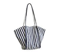 pumpumlia Elegante e funzionale borsa in tela per donne e ragazze spaziosa borsa a tracolla tote per influencer alla moda borsa multifunzionale, Blu, One Size