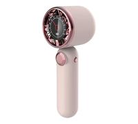 pumpumlia Elegante e moderno ventilatore ricaricabile ricaricabile USB Fan palmare lunga dura 4000mah batteria raffreddamento display digitale