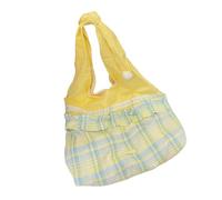 pumpumlia Elegante Griglie Pieghe Borsa A Tracolla Inserto In Pizzo Pratico Poliestere Casual Ufficio Pendolari Per Le Donne Alla Moda Pieghe Pizzo, Blu, One Size