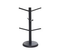 pumpumlia Elegante supporto per tazze in legno organizer per tazze e scaffali di stoccaggio a forma di albero in legno da banco di stoccaggio soluzione di archiviazione stand