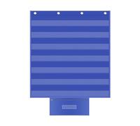 pumpumlia Grafico tascabile in poliestere a 7 strati con borsa per le attività scolastiche e l'apprendimento a casa forniture didattiche insegnante Pocket Chart