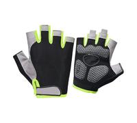 pumpumlia Guanti da ciclismo unisex a mezze dita, traspiranti, per assorbimento degli urti, guanti sportivi per fitness, palestra, allenamento, sollevamento pesi, ciclismo, palestra