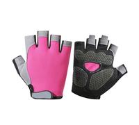 pumpumlia Guanti da ciclismo unisex a mezze dita, traspiranti, per assorbimento degli urti, guanti sportivi per fitness, palestra, allenamento, sollevamento pesi, ciclismo, palestra