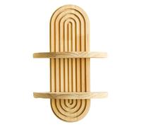 pumpumlia Mensola a parete per libri e decorazioni Elegante Arco Arcobaleno Scaffale di Immagazzinaggio Decorativo Camera Da Letto Supporto Appeso Mensola In