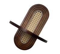 pumpumlia Mensola da parete sospesa in rattan ad arco in legno per fioriere galleggianti per soggiorno, camera da letto, cameretta, mensola galleggiante