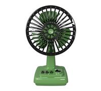 pumpumlia Miniatura Retro Metallo Desk Fan USB Ricaricabile 3 Velocità Dispositivo di Raffreddamento Desk USB Retro Desktop Per Ufficio