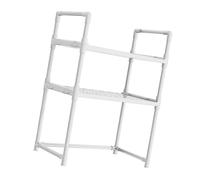 pumpumlia Organizzatori da cucina Scaffale Robusto Organizzatori a microonde Scaffali efficienti del supporto per lo spazio della cucina ottimizzato Supporto per piccoli elettrodomestici