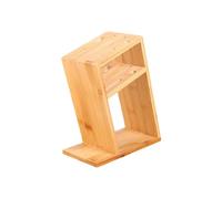 pumpumlia Organizzatori verticali efficienti dello spazio della taglierina del supporto robusto resistente del bambù per le protezioni sicure Soluzione di stoccaggio della taglierina del bambù