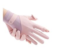 pumpumlia Outdoor Protezione solare Guanti Antiscivolo Signora Sottile Biciclette Equitazione Leggero Traspirante Guanto Sportivo Durevole Antiscivolo Ice Silk Biciclette Equitazione