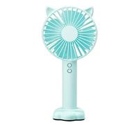 pumpumlia Piccolo ventilatore da scrivania portatile dispositivo di raffreddamento tenuto in mano potente ABS per ventilatore da tavolo leggero amante alla moda