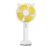 pumpumlia Piccolo ventilatore da scrivania portatile dispositivo di raffreddamento tenuto in mano potente ABS per ventilatore da tavolo leggero amante alla moda