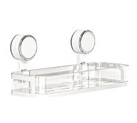 pumpumlia Pratico scaffale di stoccaggio a ventosa robusto scaffale di stoccaggio per bagni, cucine e camere da letto Organizzatori a ventosa