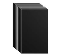 pumpumlia Pratico set di 8 manicotti protettivi per pali da recinzione e anti-rottura, per prevenire la putrefazione del legno da 7,6-12,7 cm e 7,6-10,2 cm