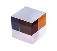 pumpumlia Prisma di cristallo quadrato del cubo per l'insegnamento della scienza lezioni fisiche utilizzate per gli strumenti didattici di ricerca e decorazioni giroscopio