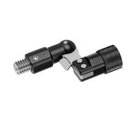 pumpumlia Rete da pesca Pali Giunto Pieghevole Adattatore Rotante 1/2 "Connettore Guadino Adattatori Connettori Giunti Adattatore Da Pesca A Mano