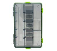pumpumlia Scatola organizer per attrezzatura da pesca Scatola divisori con divisori regolabili trasparenti per esche da pesca scatole portaoggetti scatole organizer