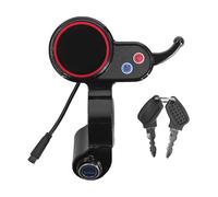 pumpumlia Schermo di visualizzazione del cruscotto LCD a 6 pin per scooter elettrico, interruttore di alimentazione a farfalla