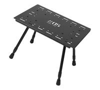 pumpumlia Sedia pieghevole portatile da esterno in leghe di alluminio Tavolo pieghevole da barbecue regolabile Scrivania tatticamente tavoli da picnic
