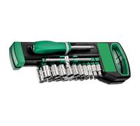 pumpumlia Set di chiavi e prese regolabili da 1/4 di pollice Set di attrezzi portatile per riparazione auto domestica e manutenzione meccanica Kit di chiavi multiple per riparazione automobilistica