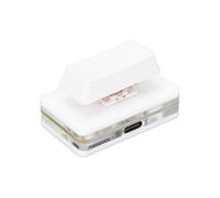 pumpumlia Singola tastiera ergonomica Hot Swap Programmabile Rosso Commutazione Meccanica Tipo C Con Filo Per Lavorare Gaming Ufficio Tastiera Singola Ufficio