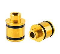 pumpumlia Smontaggio rapido Conversione Sedile Testa 12/15mm A 9mm Mozzo Assi Passanti Rilascio Rapido Adattatori di Conversione Forcella Enduring Leggero Leghe di Alluminio Rapido Smontaggio Assi