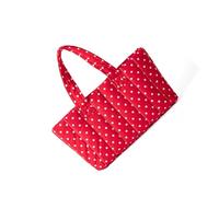 pumpumlia Sofisticato Dot Design Borsa A Tracolla Spaziosa Ergonomica Leggero Ascelle Borsa Per Tutti I Giorni Essenziale Grande Capacità Ascellare Borsa Donna, Rosso, One Size