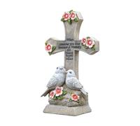 pumpumlia Solari Powered Bird Figurine Luce Per Giardini Automatico Resistente alle intemperie Resina Decorazione Per Cortili Cortile Ornamenti Arte Facile Installare Decorazione Solare Giardino