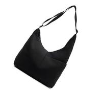 pumpumlia Spaziosa borsa a tracolla in nylon per donne e uomini borse a tracolla casual per pendolarismo shopping o brevi viaggi borsa quotidiana, Nero , One Size