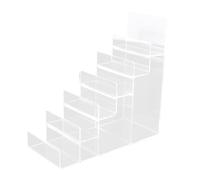 pumpumlia Struttura a rack in acrilico multistrato per riporre oggetti visibili per borse portafogli borsa borsa espositore trasparente portafoglio rack