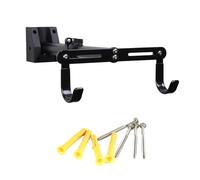 pumpumlia Supporto da parete per bici da strada con staffe rinforzate Supporto da parete per biciclette in metallo espandibile per parcheggio sicuro Garage portabiciclette