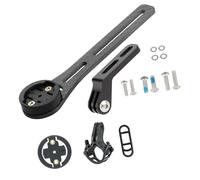 pumpumlia Supporto per computer per bici da strada regolabile fuori anteriore staffa di estensione per bici stand luce cronometro ciclismo tachimetro rack peso supporto per computer stand