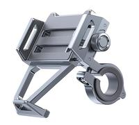 pumpumlia Supporto per telefono da moto Installazione rapida Supporto per manubrio per moto Supporto per telefono Rotazione a 360 gradi Supporto antiurto Supporto mobile regolabile