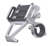 pumpumlia Supporto per telefono da moto Installazione rapida Supporto per manubrio per moto Supporto per telefono Rotazione a 360 gradi Supporto antiurto Supporto mobile regolabile