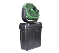 pumpumlia Telecomandi Controllo Ventilatore di Nebbia Esterna 6L Secchio Ad Alta Capacità 3 Ugelli Regolabili Alimentato A Batteria Ricaricabile Alimentazione Della Batteria di Raffreddamento