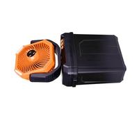 pumpumlia Telecomandi Controllo Ventilatore di Nebbia Esterna 6L Secchio Ad Alta Capacità 3 Ugelli Regolabili Alimentato A Batteria Ricaricabile Alimentazione Della Batteria di Raffreddamento