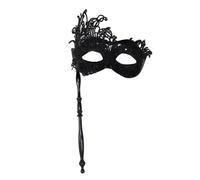 pumpumlia Unico partito portatile caratteristica intricato pavoni modello ideale per eventi a tema costruzione portatile maschera pizzo palmare