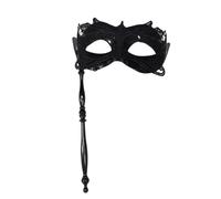 pumpumlia Unico partito portatile caratteristica intricato pavoni modello ideale per eventi a tema costruzione portatile maschera pizzo palmare