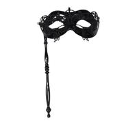 pumpumlia Unico partito portatile caratteristica intricato pavoni modello ideale per eventi a tema costruzione portatile maschera pizzo palmare