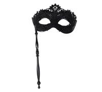 pumpumlia Unico partito portatile caratteristica intricato pavoni modello ideale per eventi a tema costruzione portatile maschera pizzo palmare