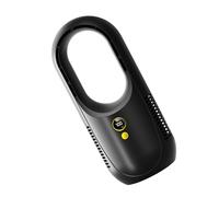 pumpumlia Ventilatore a torre senza lama da esterno grande batteria ricaricabile USB Ventole di raffreddamento ABS Texture Adatto per viaggi e campeggio ABS Desktop nebbia ventilatore per casa ufficio
